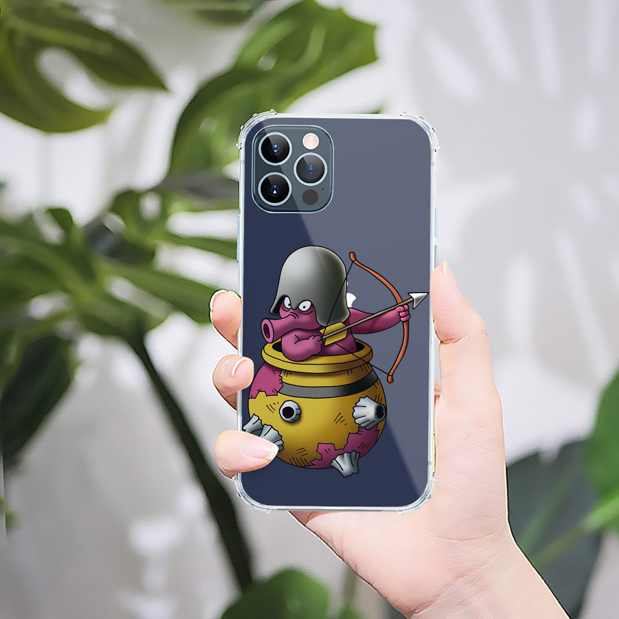 （画像用） ドラゴンクエスト Doragon Kuesuto Dragon Quest 【iPhone 12シリーズ対応】透明スマホケース（クリアソフトケース）